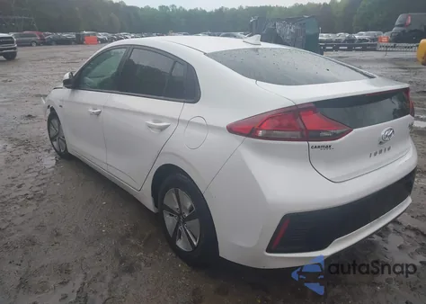 2017 Hyundai Ioniq Hybrid Blue from USA, damaged, VIN KMHC65LC0HU040044